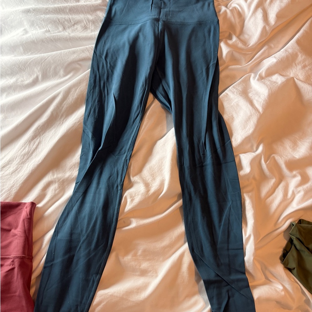 Blue Lululemon leggings